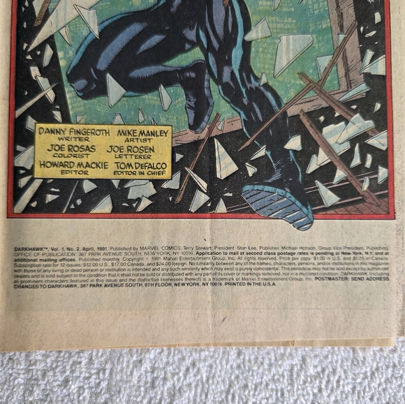 Darkhawk Comic Book #2 - Picture 4 of 10